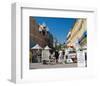 Pedestrian Precinct, Arbat, Moscow, Russia-null-Framed Art Print