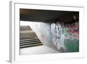 Pedestrian Road Underpass Berlin-Felipe Rodriguez-Framed Photographic Print