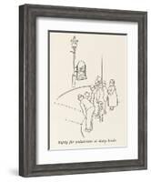 Pedestrian Safety-William Heath Robinson-Framed Art Print