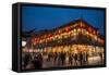 Pedestrian Street, Nanjing, Jiangsu province, China, Asia-Michael Snell-Framed Stretched Canvas