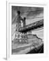 Pedestrian Suspension Bridge-null-Framed Photographic Print