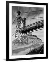 Pedestrian Suspension Bridge-null-Framed Photographic Print