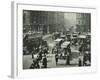Pedestrians and Traffic, Victoria Street, London, April 1912-null-Framed Photographic Print