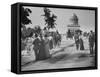 Pedestrians and Wagon Travelers near Grant's Tomb-null-Framed Stretched Canvas