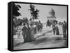 Pedestrians and Wagon Travelers near Grant's Tomb-null-Framed Stretched Canvas