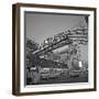 Pedestrians Cross Virginia Street as the Arch That Proclaims Reno: the Biggest Little City-null-Framed Premium Photographic Print