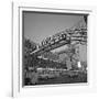 Pedestrians Cross Virginia Street as the Arch That Proclaims Reno: the Biggest Little City-null-Framed Photographic Print