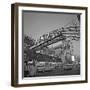 Pedestrians Cross Virginia Street as the Arch That Proclaims Reno: the Biggest Little City-null-Framed Photographic Print