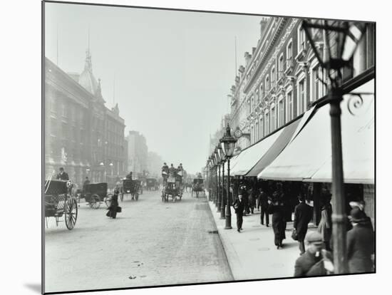 Pedestrians Outside Dh Evans, Oxford Street, London, 1903-null-Mounted Photographic Print