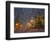 Pedestrians Pass by the Moscow Kremlin-null-Framed Photographic Print