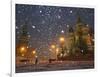 Pedestrians Pass by the Moscow Kremlin-null-Framed Photographic Print