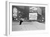 Pedestrians Walking Through Heavy Snow at Night in New York City, December 26-27, 1947-Al Fenn-Framed Photographic Print