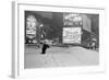 Pedestrians Walking Through Heavy Snow at Night in New York City, December 26-27, 1947-Al Fenn-Framed Photographic Print