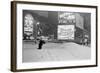 Pedestrians Walking Through Heavy Snow at Night in New York City, December 26-27, 1947-Al Fenn-Framed Photographic Print