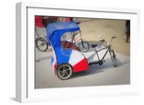 Pedicab In Paris-Cora Niele-Framed Giclee Print