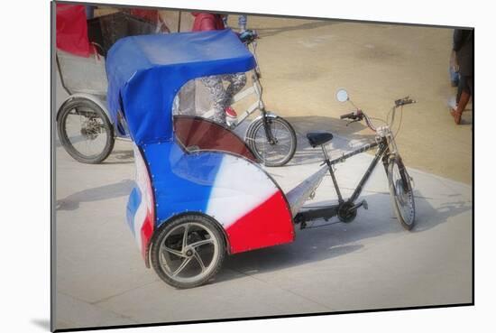 Pedicab In Paris-Cora Niele-Mounted Giclee Print
