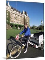 Pedicab, Victoria, British Columbia, Canada-Alison Wright-Mounted Photographic Print