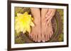 Pedicure and Manicure Spa with Beautiful Flowers-BVDC-Framed Photographic Print