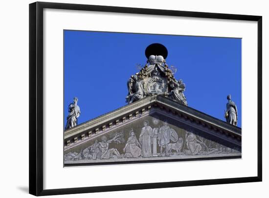 Pediment of Primate's Palace-null-Framed Giclee Print