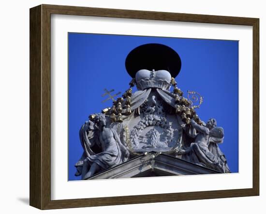 Pediment of Primate's Palace-null-Framed Giclee Print