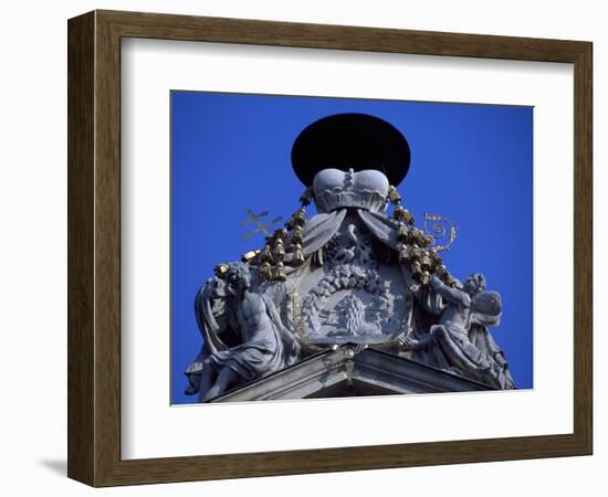 Pediment of Primate's Palace-null-Framed Giclee Print