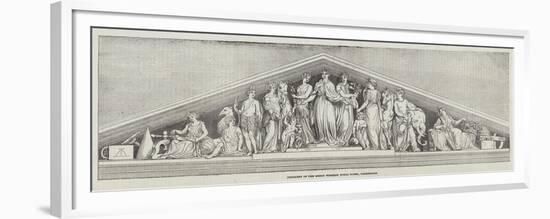 Pediment of the Great Western Royal Hotel, Paddington-null-Framed Premium Giclee Print