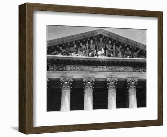 Pediment of the Supreme Court-null-Framed Photographic Print