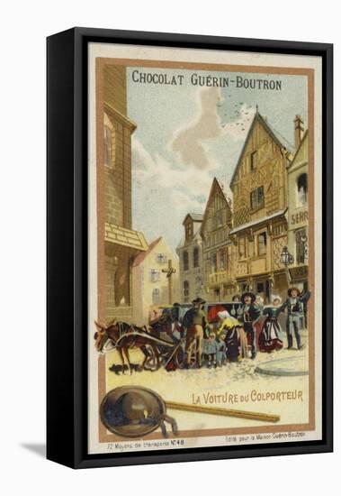 Pedlar's Wagon-null-Framed Stretched Canvas