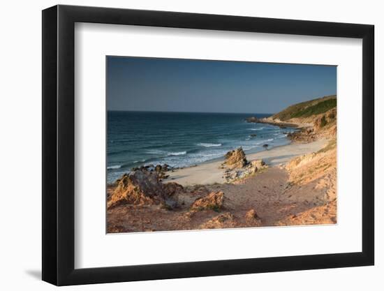 Pedra Furada Near Jericoacoara, at Sunset-Alex Saberi-Framed Photographic Print