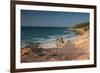 Pedra Furada Near Jericoacoara, at Sunset-Alex Saberi-Framed Photographic Print