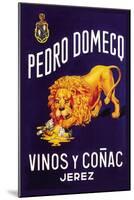 Pedro Domeco Vinos y Conac Jerez-null-Mounted Art Print