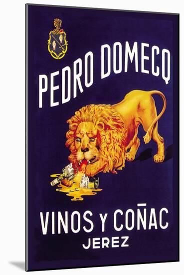 Pedro Domeco Vinos y Conac Jerez-null-Mounted Art Print