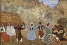 Dancers in Haiti (Oil on Canvas)-Pedro Figari-Giclee Print