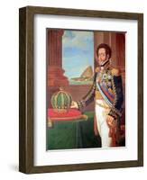 Pedro I Emperor of Brazil, 1825-Henrique Jose Da Silva-Framed Giclee Print