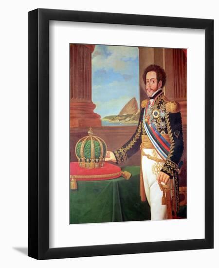 Pedro I Emperor of Brazil, 1825-Henrique Jose Da Silva-Framed Giclee Print