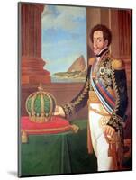 Pedro I Emperor of Brazil, 1825-Henrique Jose Da Silva-Mounted Giclee Print