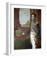 Pedro I, Emperor of Brazil-Henrique Jose Da Silva-Framed Art Print