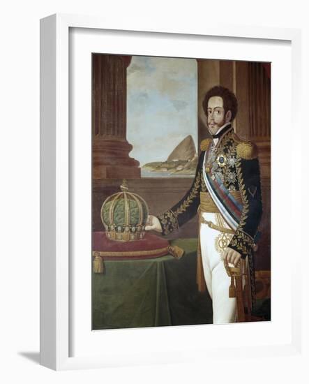 Pedro I, Emperor of Brazil-Henrique Jose Da Silva-Framed Art Print