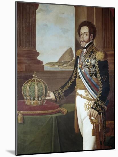 Pedro I, Emperor of Brazil-Henrique Jose Da Silva-Mounted Art Print