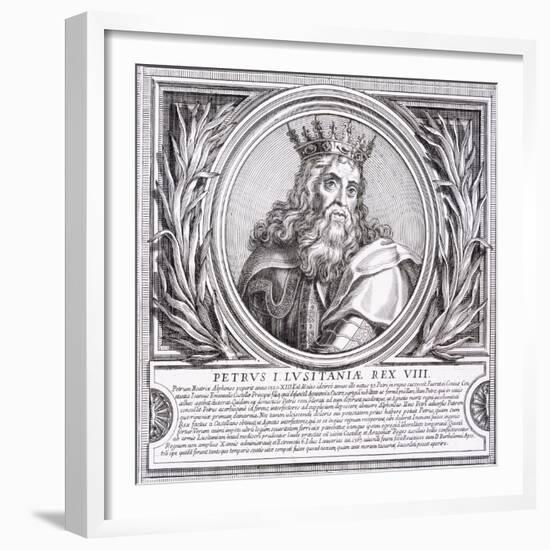 Pedro I of Portugal (Litho)-null-Framed Giclee Print