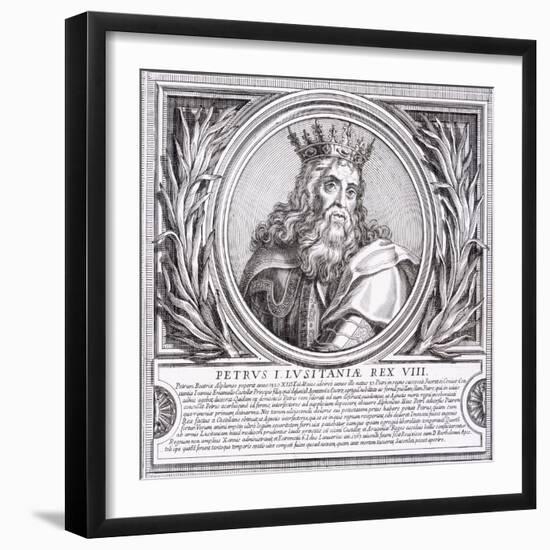 Pedro I of Portugal (Litho)-null-Framed Giclee Print