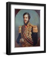 Pedro II Emperor of Brazil-Luis De Miranda Pereira Visconde De Menezes-Framed Giclee Print