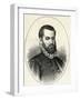 Pedro Menendez De Aviles (1519-1574). Engraving.-Tarker-Framed Photographic Print