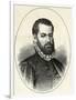 Pedro Menendez De Aviles (1519-1574). Engraving.-Tarker-Framed Photographic Print