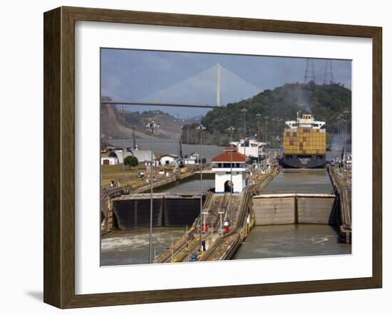 Pedro Miguel Locks, Panama Canal, Panama, Central America-Richard Cummins-Framed Photographic Print