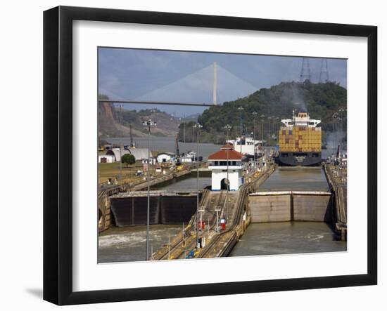 Pedro Miguel Locks, Panama Canal, Panama, Central America-Richard Cummins-Framed Photographic Print