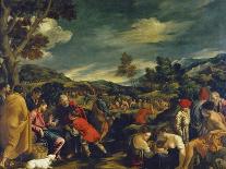 Le Sacrifice D'isaac - Peinture De Pedro Orrente (1588-1645), Huile Sur Toile, Vers 1615, 133,5X167-Pedro Orrente-Giclee Print