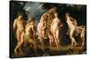 Pedro Pablo Rubens / 'The Judgement of Paris', ca. 1606, Flemish School, Oil on panel, 89 cm x ...-PETER PAUL RUBENS-Stretched Canvas