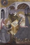 Annunciation, Angel Gabriel Kneeling to Mary-Pedro Serra-Laminated Art Print