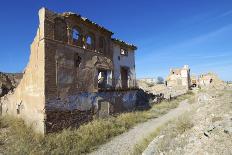 Belchite Village Destroyed in a Bombing during the Spanish Civil War, Saragossa, Aragon, Spain-pedrosala-Photographic Print